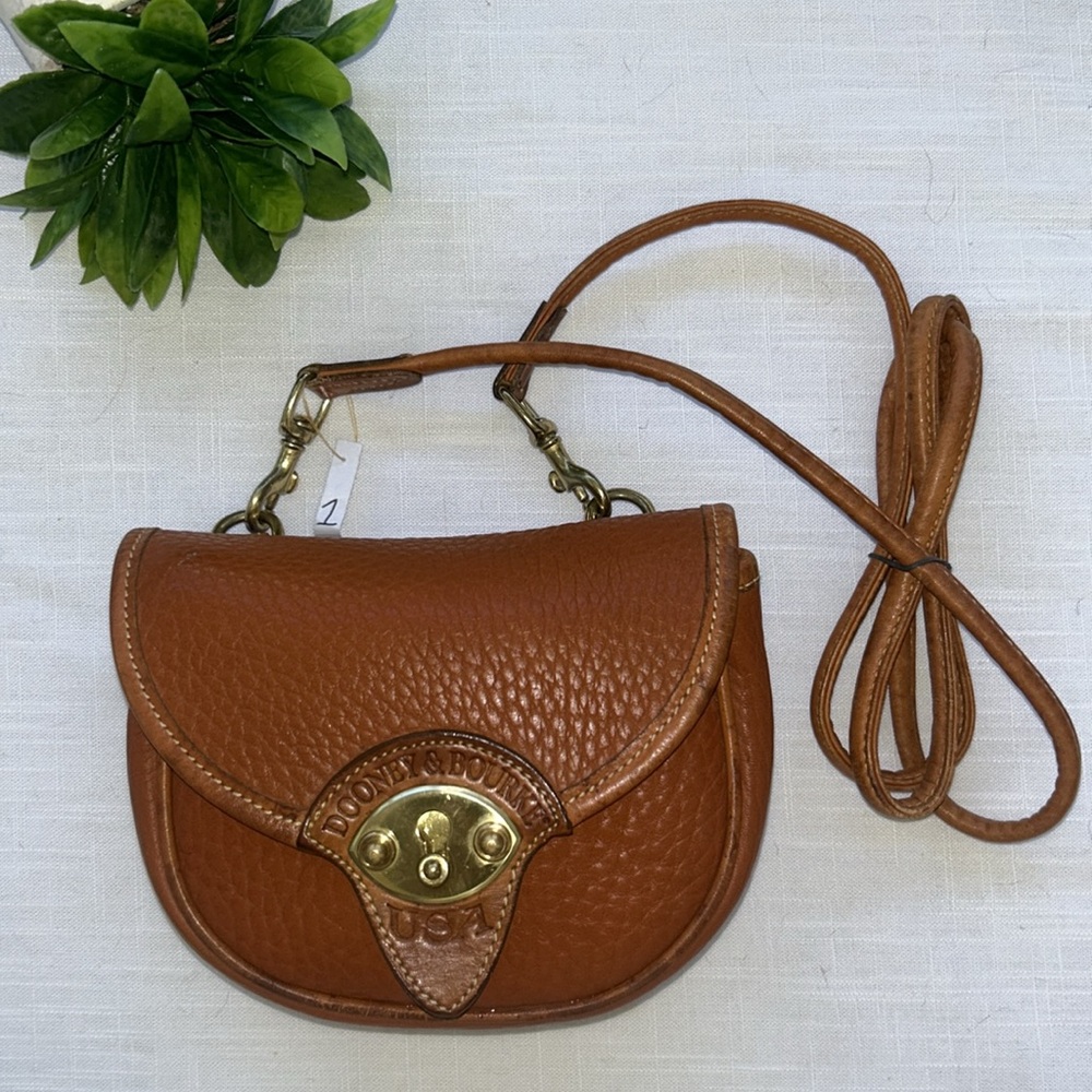 Dooney & Bourke Vintage Mini Saddlebag or Crossbody - Picture 2 of 14